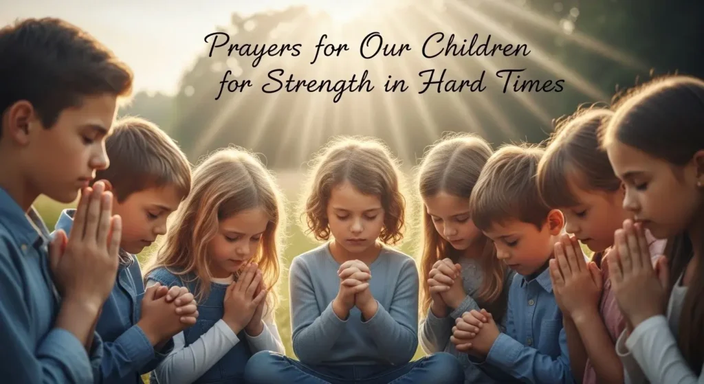 Prayers for Our Children for Strength in Hard Times