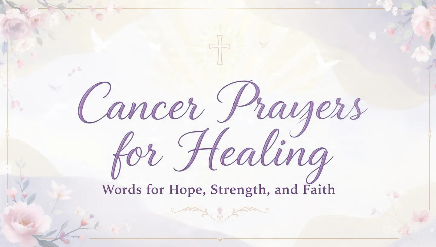 cancer prayer for healing