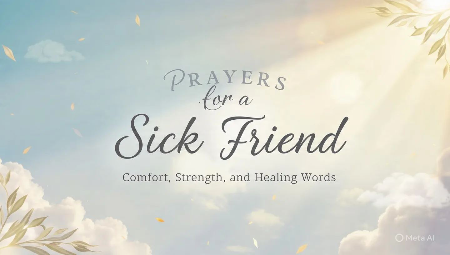 Prayers for a Sick Friend