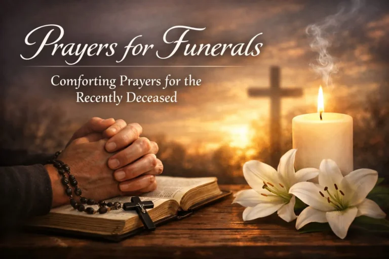Prayers for Funerals Comforting Prayers for the Recently Deceased